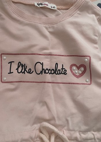 Kız Çocuk Uzun Kollu Pembe Elbise - Görsel 5