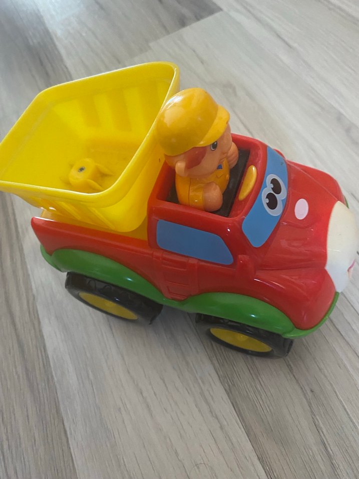 Renkli Sarı Oyuncak Kamyon - Görsel 2