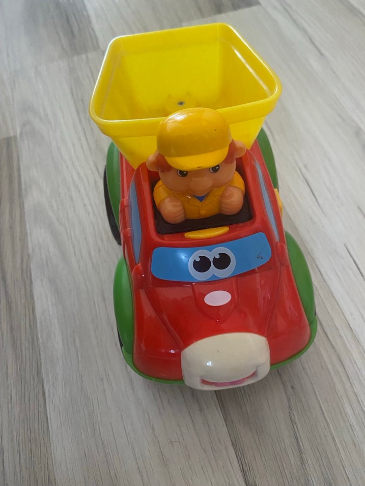 Renkli Sarı Oyuncak Kamyon - Görsel 3