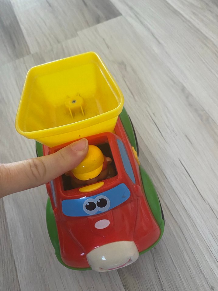 Renkli Sarı Oyuncak Kamyon - Görsel 4