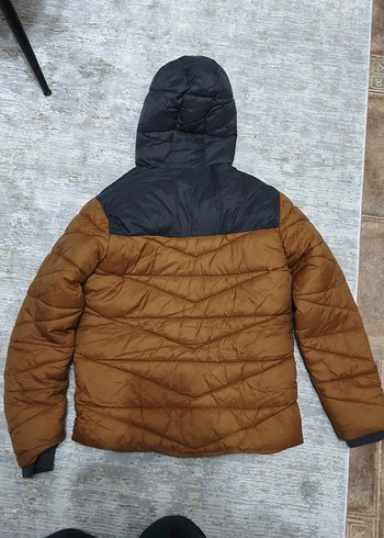 Kahverengi Kapüşonlu çocuk Kışlık Mont DeFacto 13 14 yaş - Görsel 2