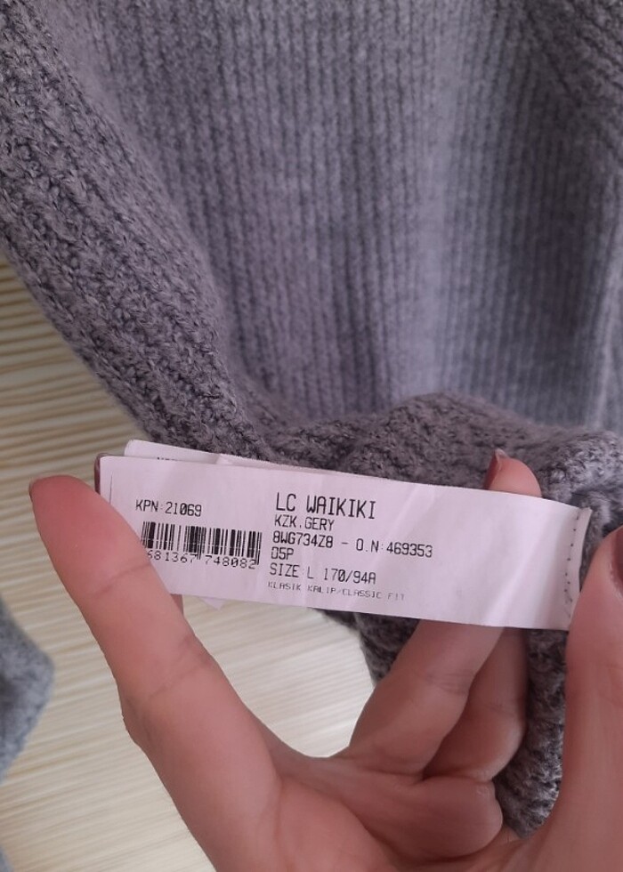 Gri kazak - Görsel 2