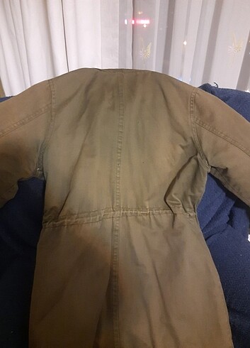 koton haki parka mont - Görsel 2