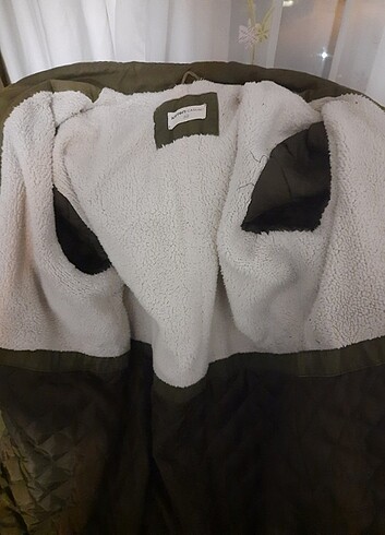 koton haki parka mont - Görsel 3