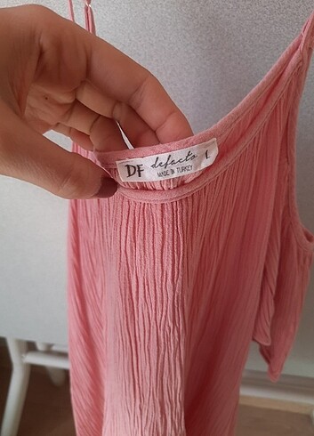 Defacto pembe bluz - Görsel 3