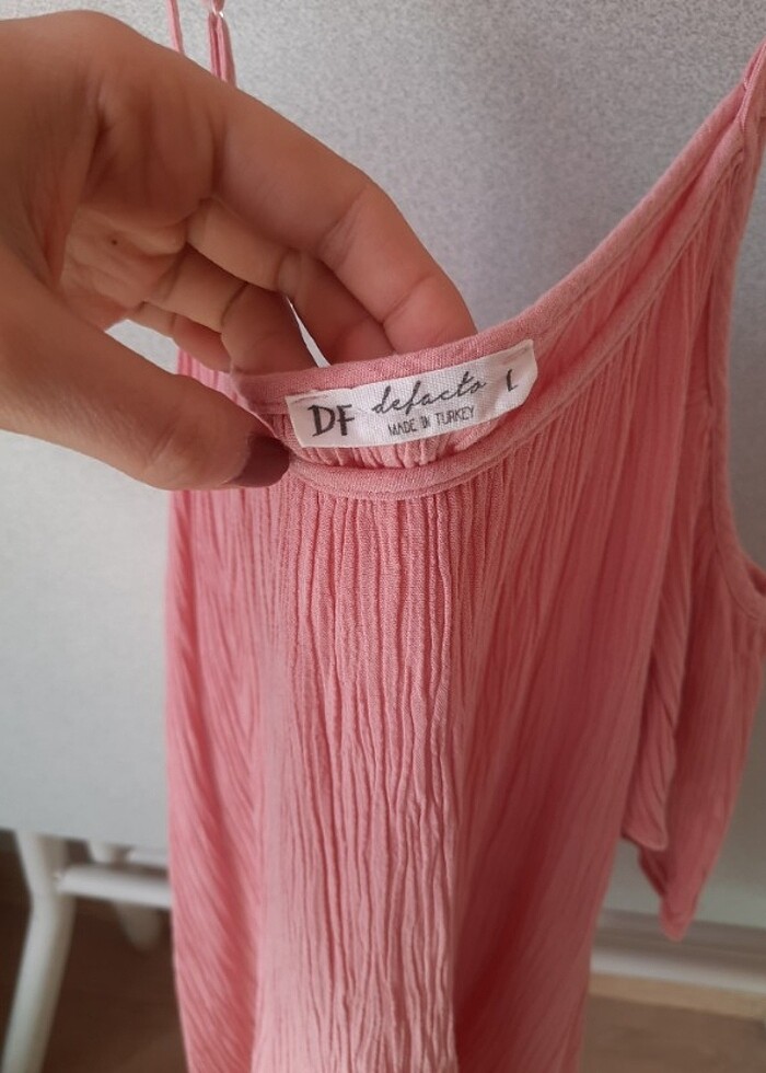 Defacto pembe bluz - Görsel 3