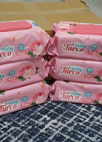 Diğer BABY TURCO (GÜL KokuLu) ISLAK MENDİL