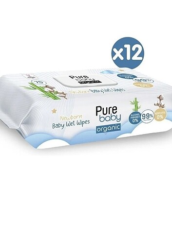 PURE BABY (YENİ DOĞAN) SILAK MENDİL