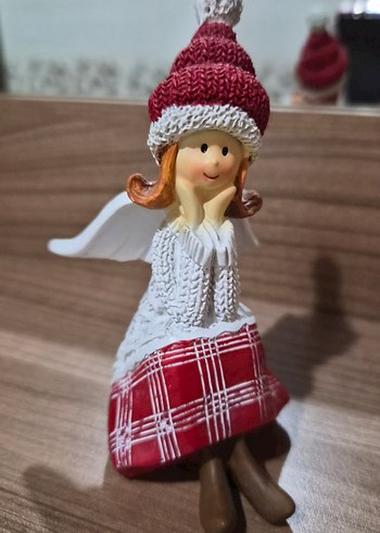 Renkli Şapkalı Beyaz Melek Biblo - Görsel 6