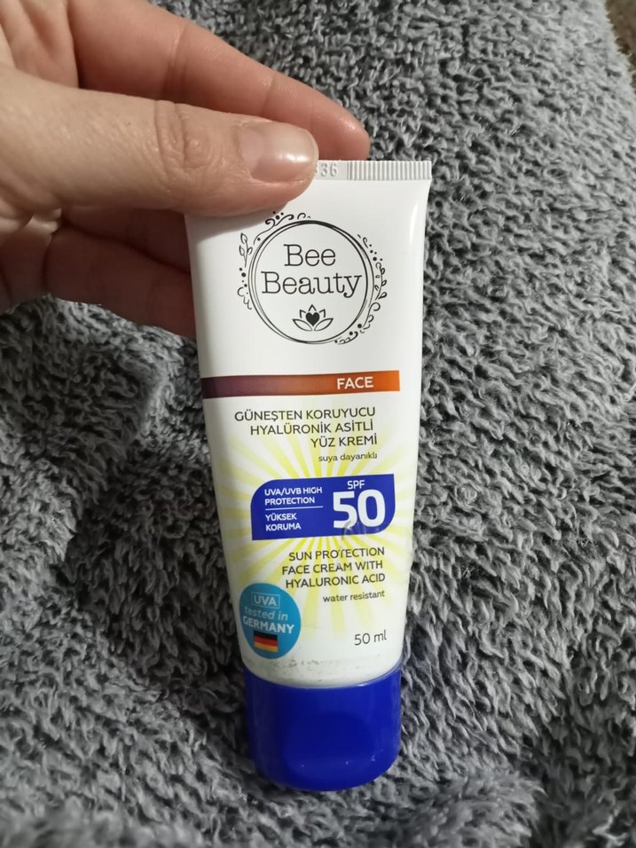 Bee Beauty SPF 50 Yüz Güneş Koruyucu Krem - Görsel 4