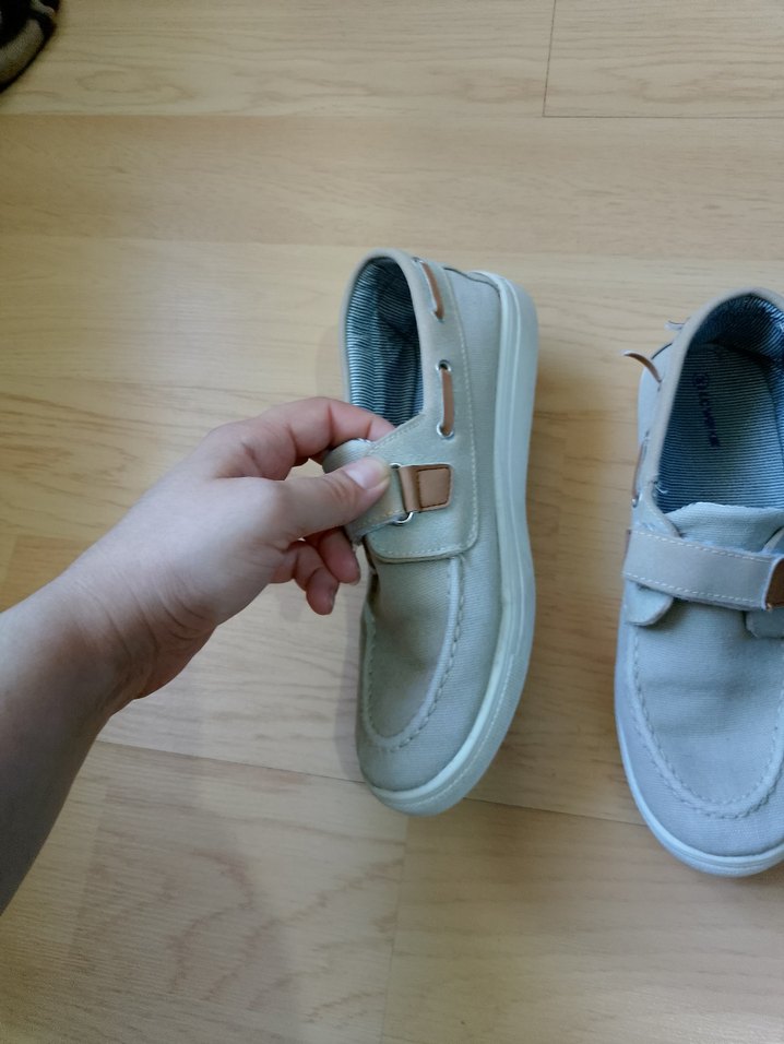 Bej Tokalı Erkek Çocuk Loafer Ayakkabı - Görsel 2