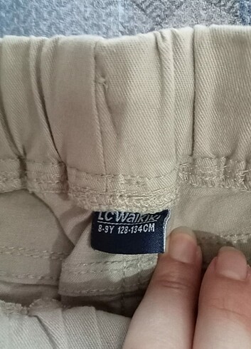 8 Yaş Beden camel Renk Çocuk lastikli pantolon