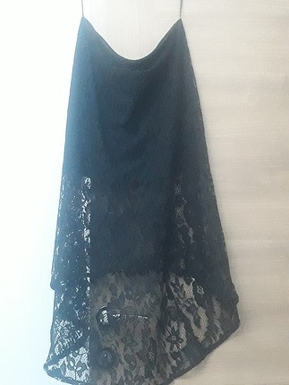 siyah dantel etek