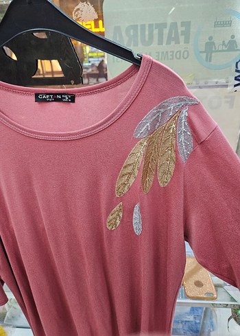 Uzun Kollu Pembe Kadın Bluz - Görsel 2