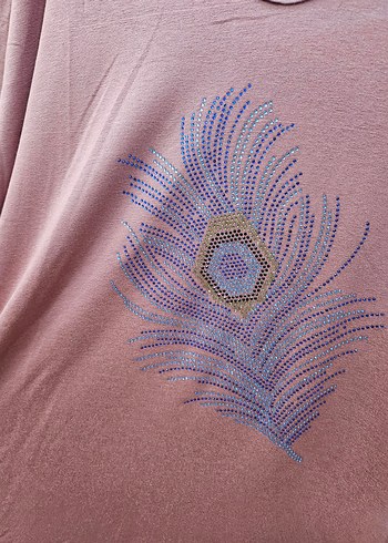 Pembe Uzun Kollu Bohem Kadın Bluz - Görsel 4