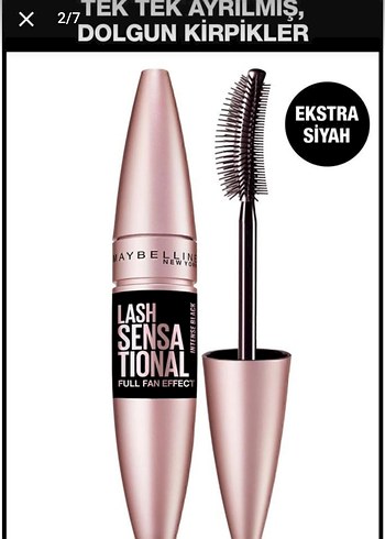Maybelline Lash Sensational Maskara Pembe - Görsel 2
