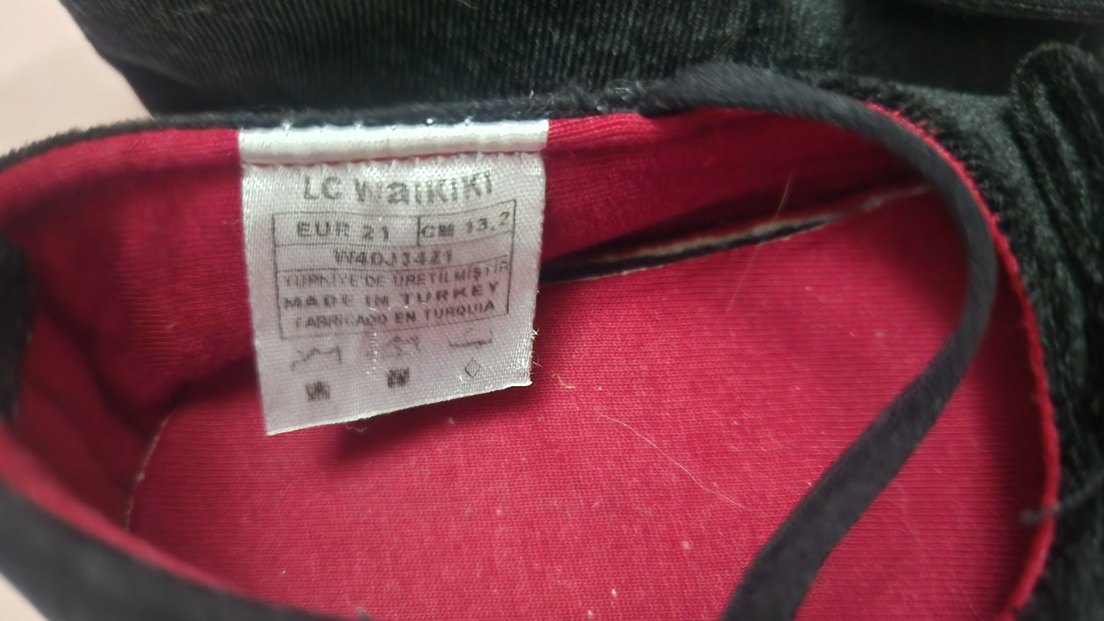 Kız Çocuk Siyah Babet Ayakkabı - Görsel 2