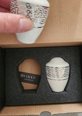 Beyaz Desenli Tuzluk - Karabiberlik - Görsel 2