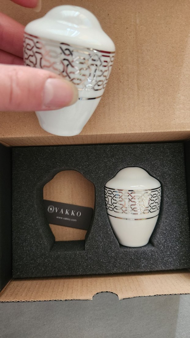 Beyaz Desenli Tuzluk - Karabiberlik - Görsel 2