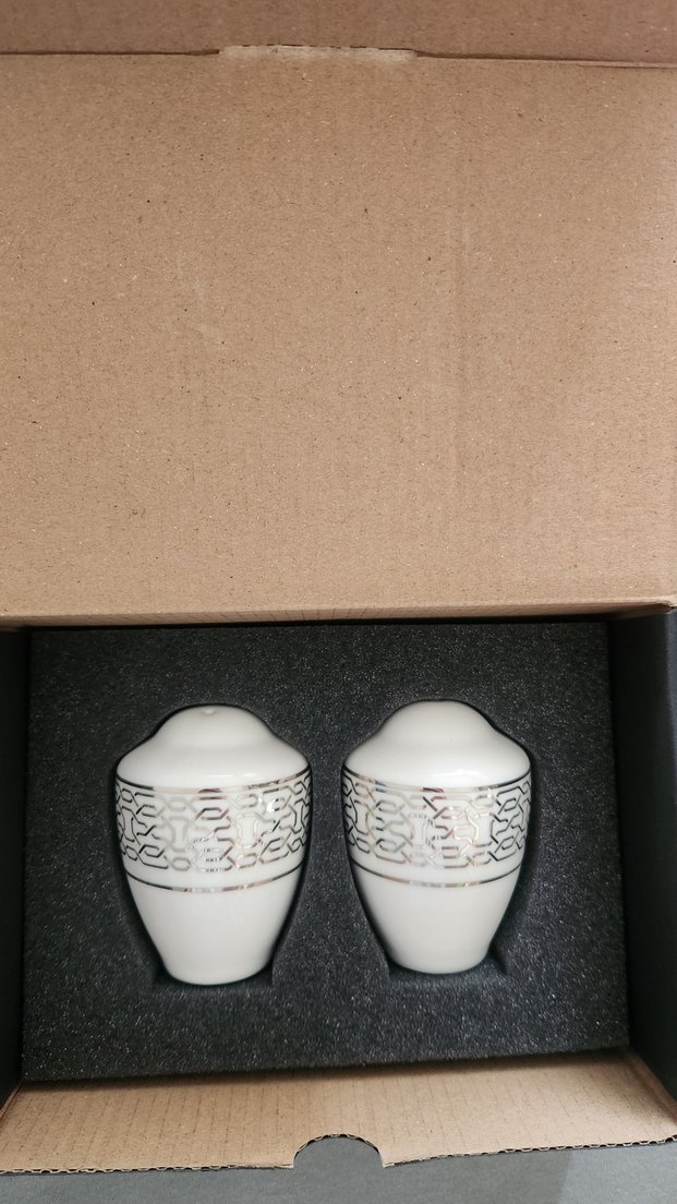 Beyaz Desenli Tuzluk - Karabiberlik - Görsel 4