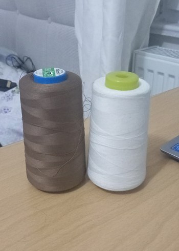 Bohem Tarzda Kahverengi ve Beyaz İplikler - Görsel 4