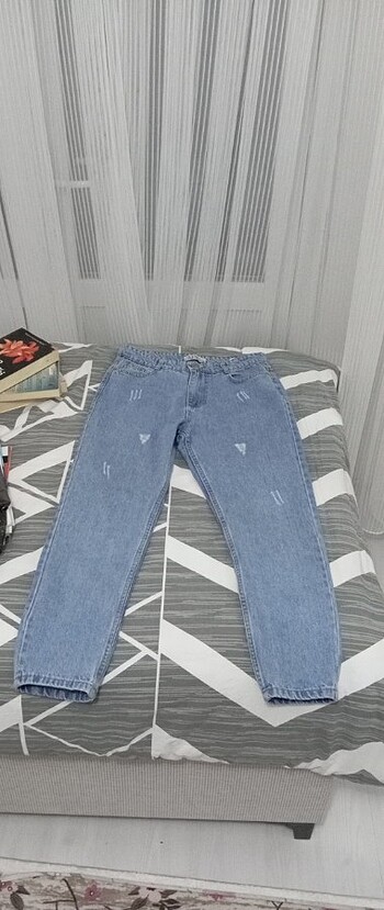 Mom jean kadın pantolonu