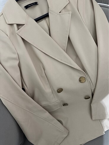 s Beden Blazer Deri ceket