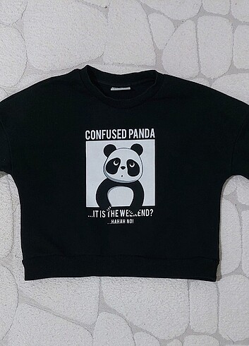 lc waikiki 9-10 yaş, panda sweatshirt