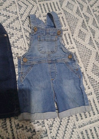 Erkek Çocuk Mavi Denim Tulum - Görsel 5