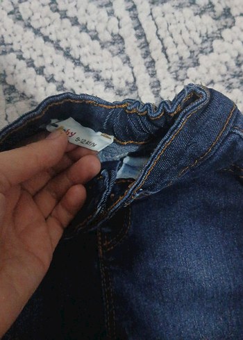 Erkek Çocuk Mavi Denim Tulum - Görsel 7