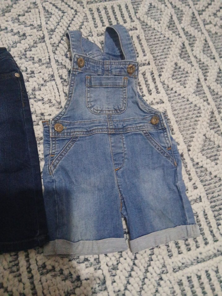 Erkek Çocuk Mavi Denim Tulum - Görsel 5