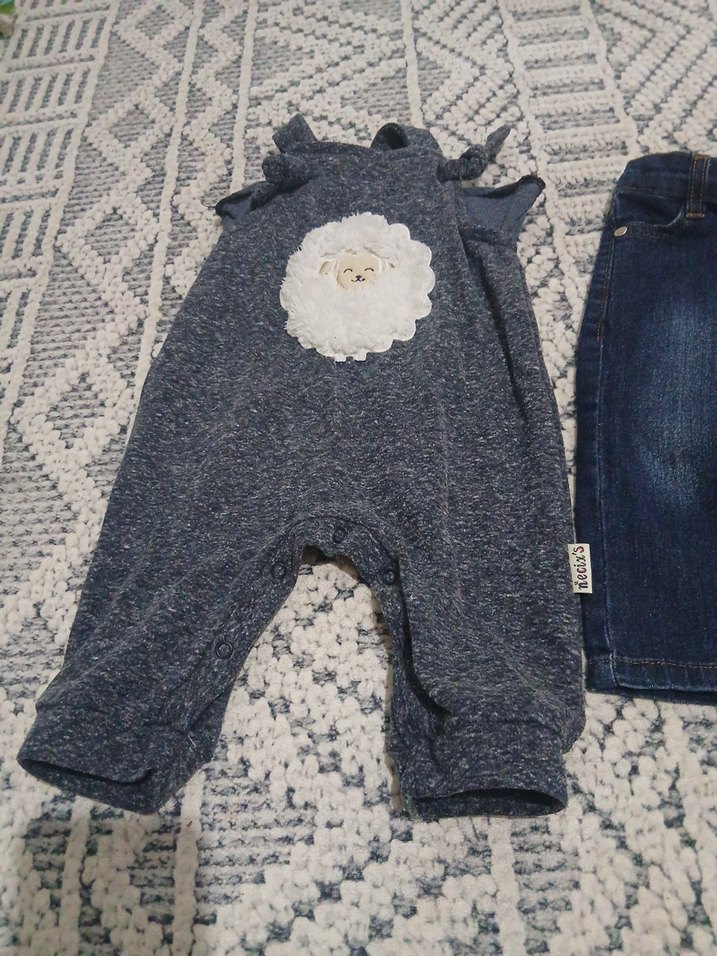 Erkek Çocuk Mavi Denim Tulum - Görsel 2