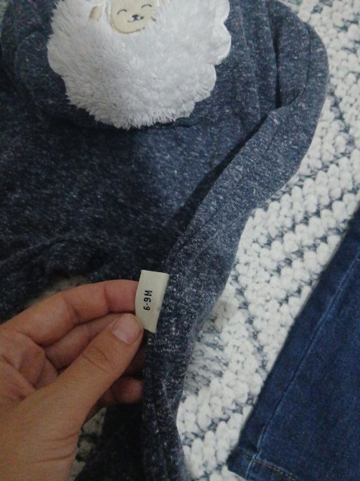 Erkek Çocuk Mavi Denim Tulum - Görsel 3