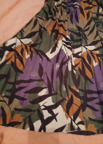 Bohem Tarz V Yaka Uzun Elbise - Görsel 2