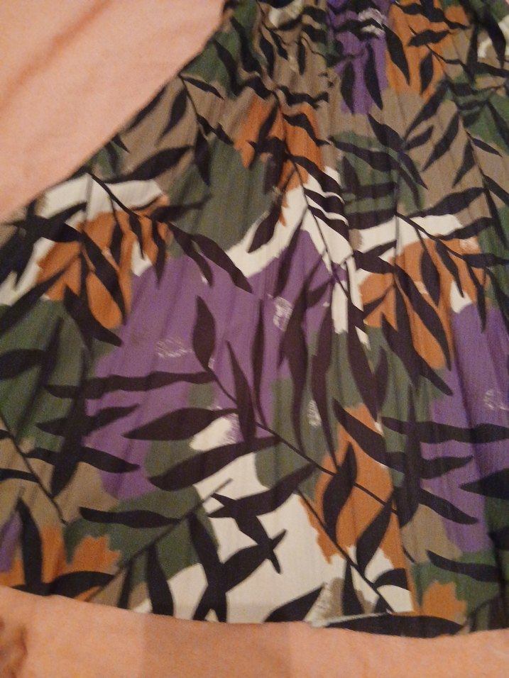 Bohem Tarz V Yaka Uzun Elbise - Görsel 2