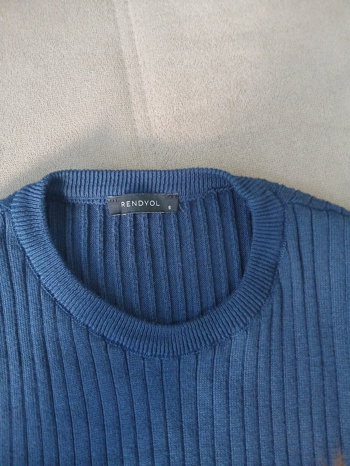 Lacivert Piliseli Uzun Kadın Elbise - Görsel 4