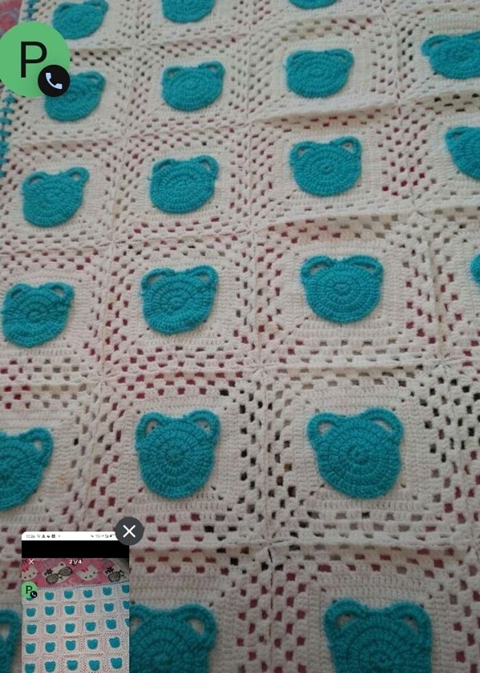 El emeği işleme battaniye - Görsel 4