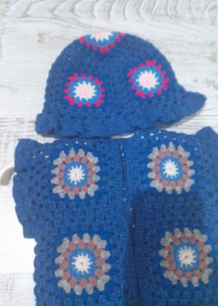 Yelek şapka takım - Görsel 3