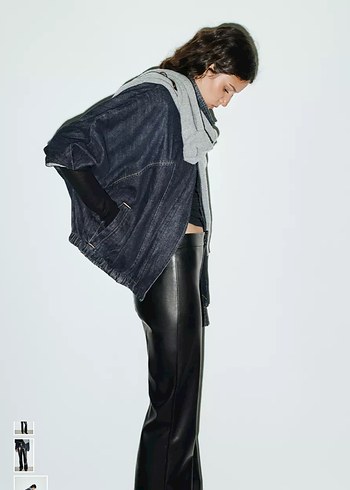 Zara deri pantolon - Görsel 3