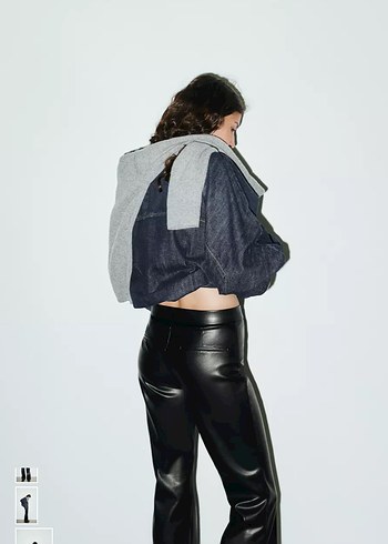 Zara deri pantolon - Görsel 4