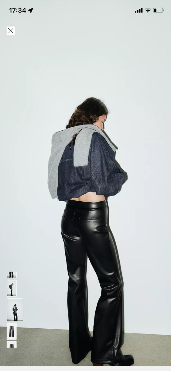 Zara deri pantolon - Görsel 4