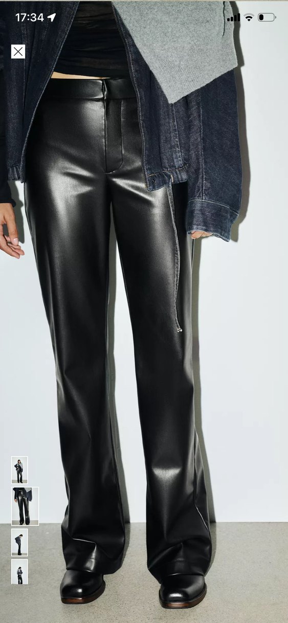 Zara deri pantolon - Görsel 2