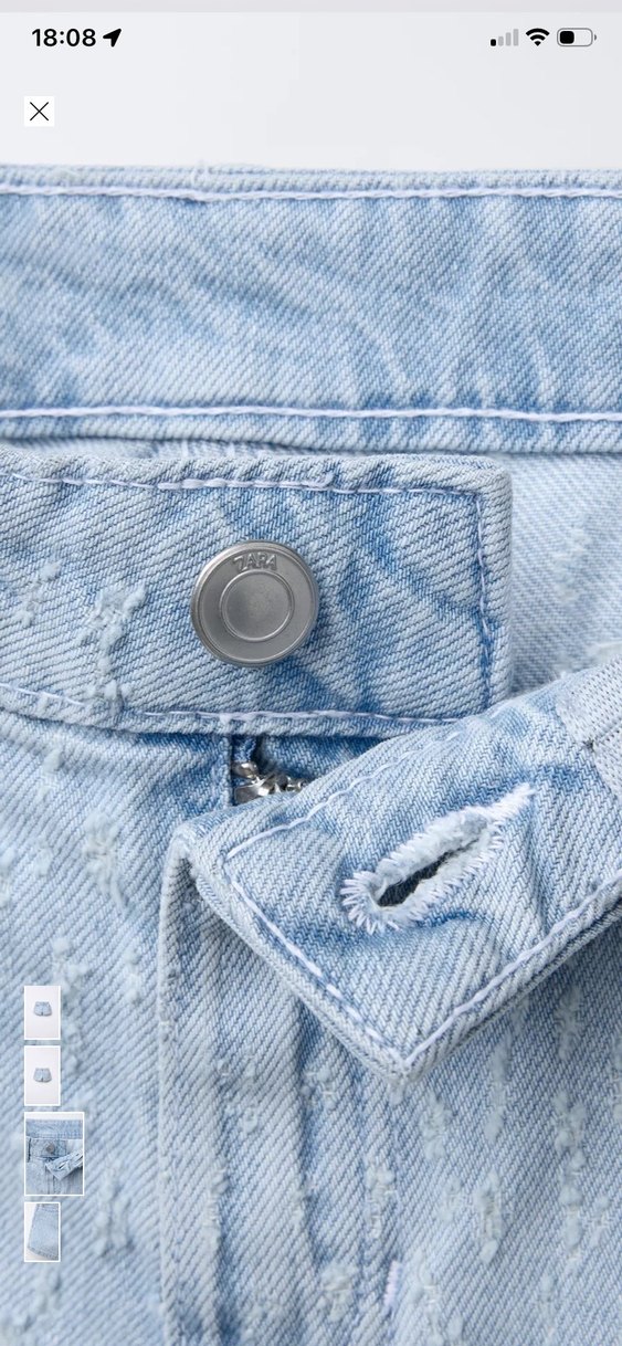 Kız Çocuk Mavi Denim Şort - Görsel 2