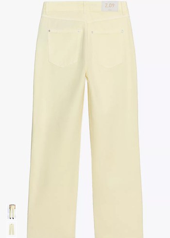 Sarı Kadın Denim Boyfriend Pantolon - Görsel 8