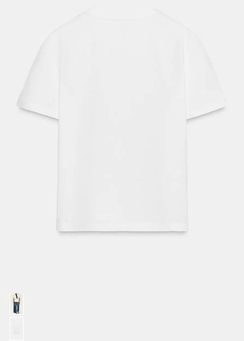 Beyaz Kısa Kollu  Kadın Tişört - Görsel 5
