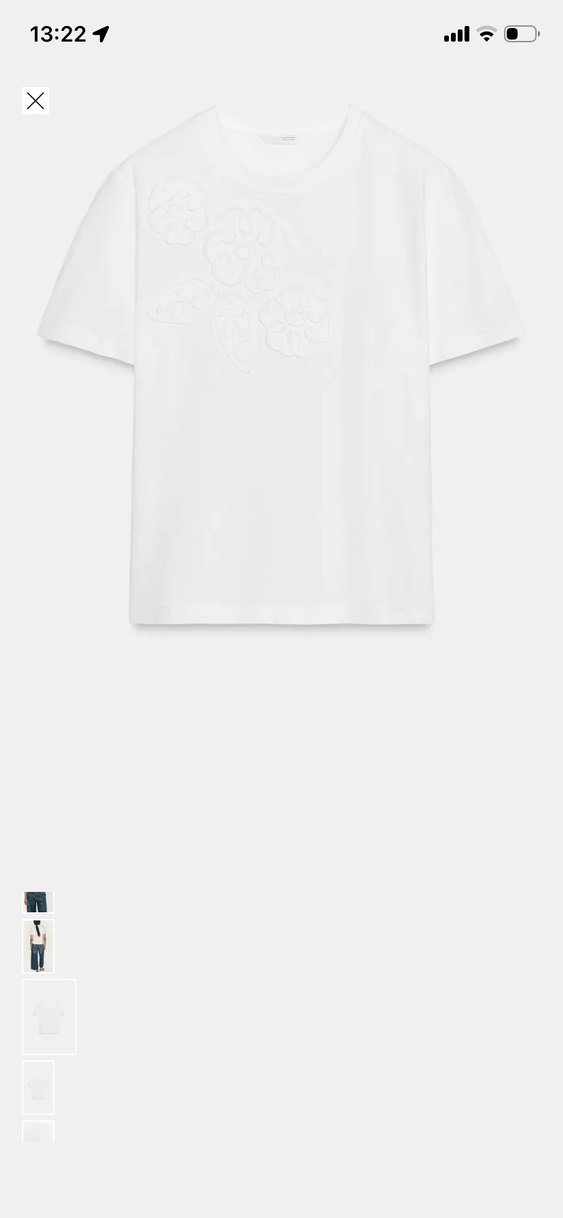 Beyaz Kısa Kollu  Kadın Tişört - Görsel 4