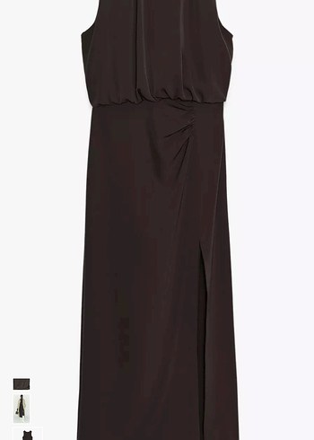 Kahverengi  Uzun Elbise - Görsel 8