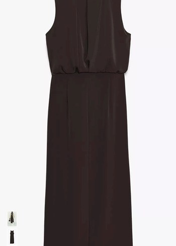 Kahverengi  Uzun Elbise - Görsel 9