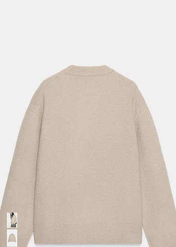 Bej Kadın Kazak - Görsel 4