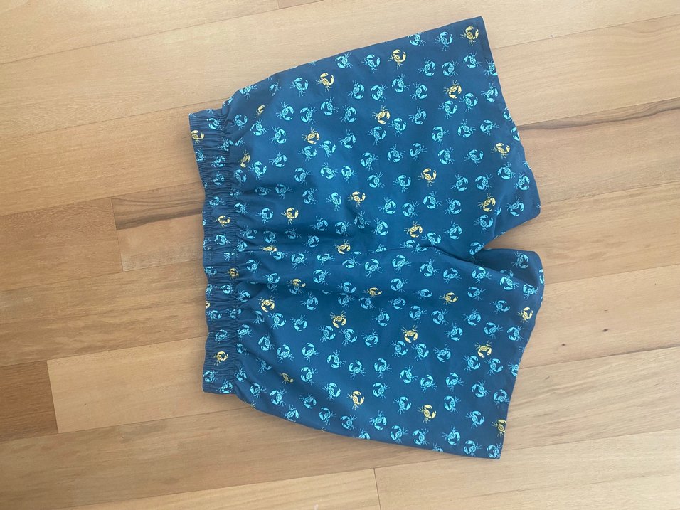 Renkli Mavi Erkek  Mayo Şortu - Görsel 3